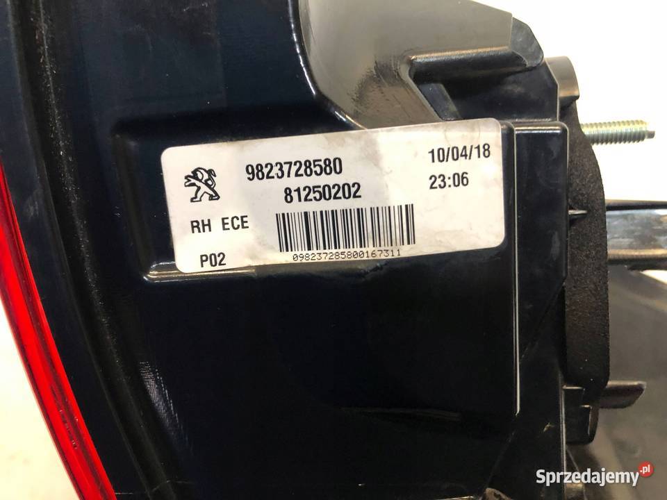 Peugeot 308 II T9 HB GT LINE Lift 20172021 Lampa Rok produkcji 2018 świętokrzyskie Skarżysko-Kamienna sprzedam