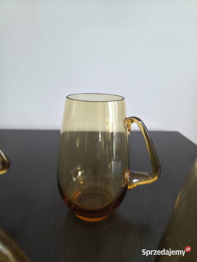Szklanki kufel vintage PRL Poznań