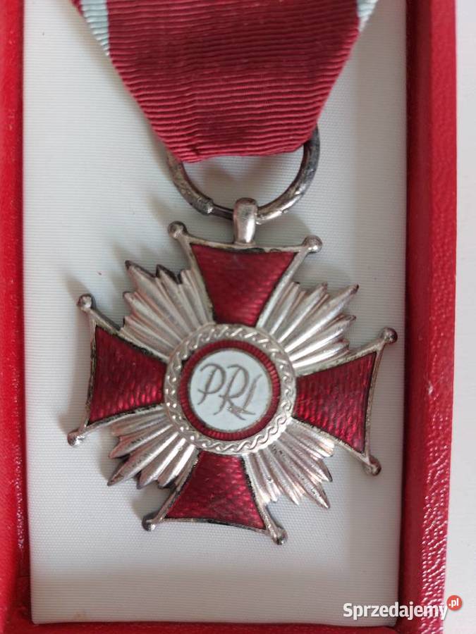 odznaka Srebrny Krzyż Zasługi PRL odznaka i Poznań