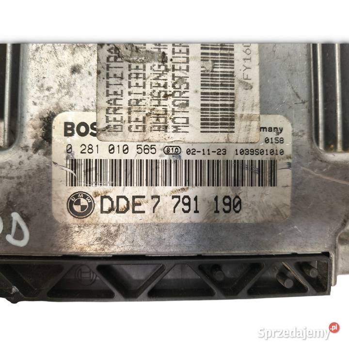 STEROWNIK KOMPUTER SILNIKA Bmw E46 20D 7791190 Komputery Chełm