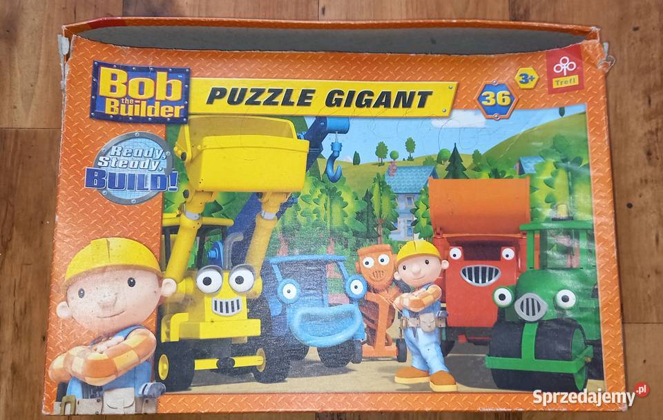 Puzzle gigant Bob Budowniczy 36 elementów Małkinia Górna sprzedam
