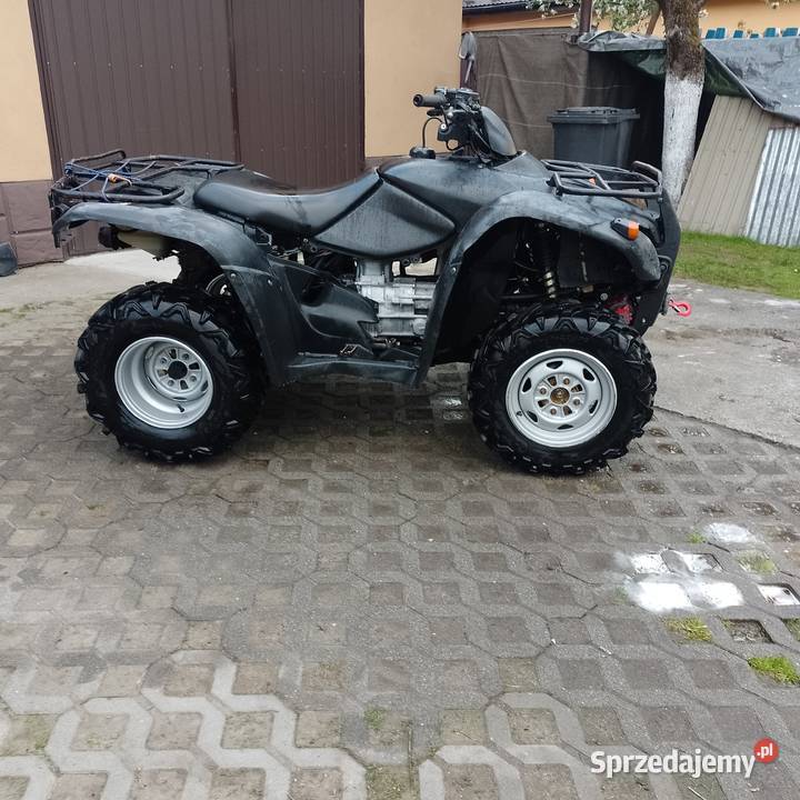 Honda TRX 420 zarejestrowany pług Honda Brzesko