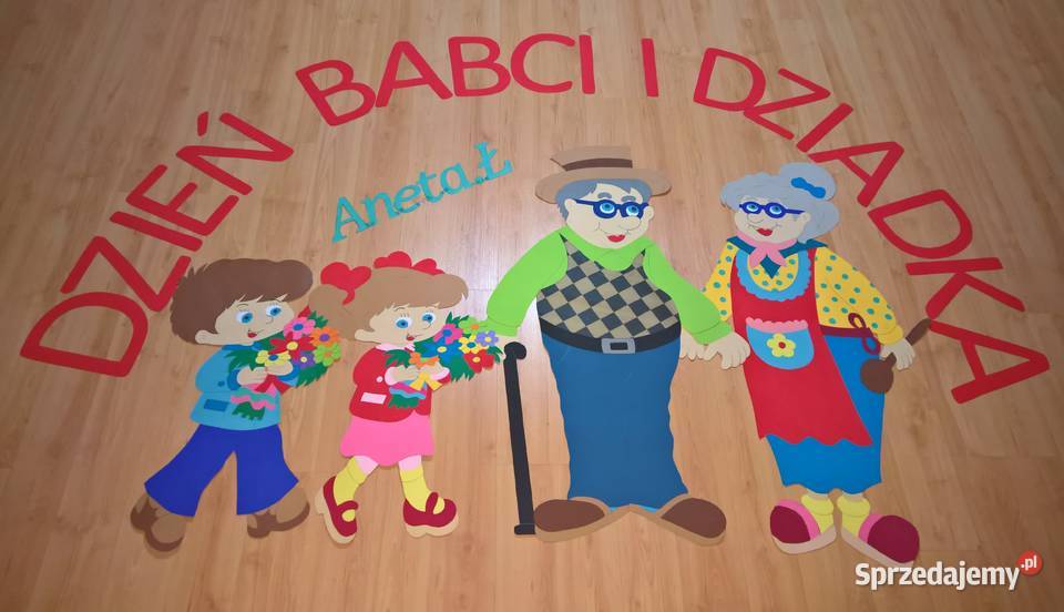 Dekoracje na Dzień Babci i Dziadka z brystolu lubelskie Ryki