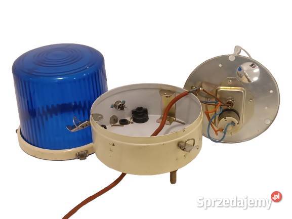 Duża Stara Lampa Sygnalizacyjna Kogut Rzeszów