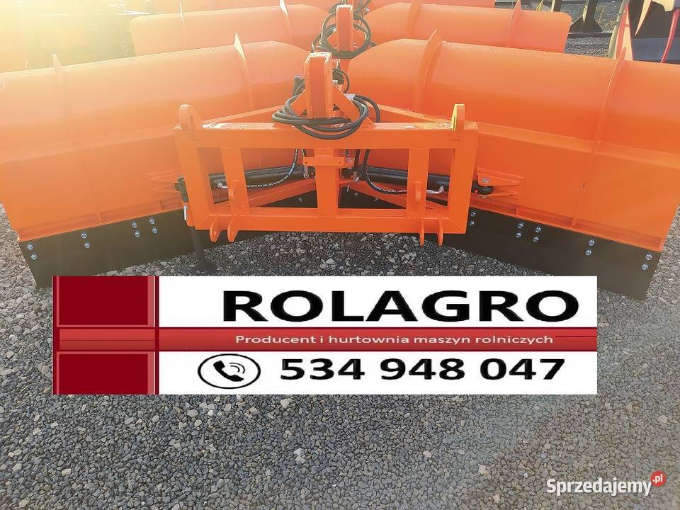 Pług do śniegu hydraulicznie składany euromasz Siedlce