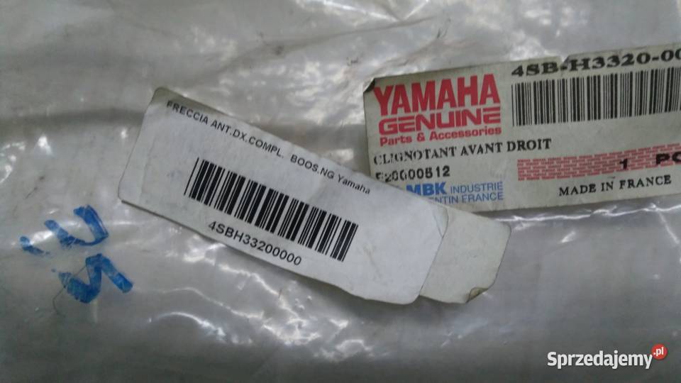 Kierunkowskaz prawy przód migacz Yamaha BOOSTER