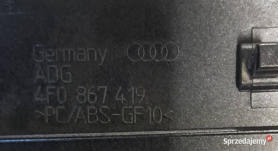 AUDI A6 C6 LISTWA DESKI KONSOLI DEKOR QUATTRO Dobiegniew sprzedam