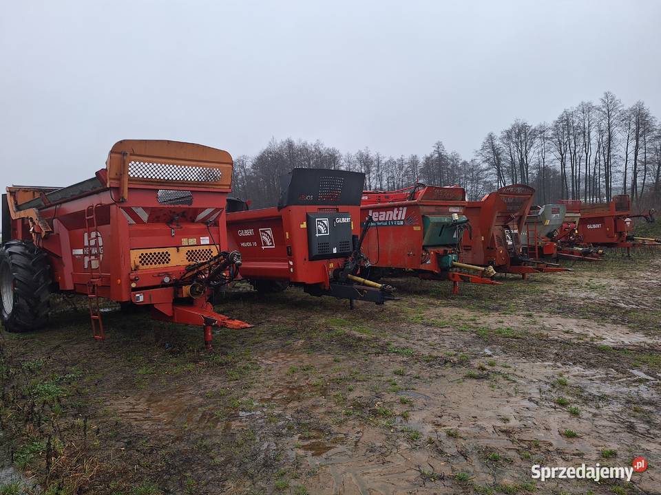 Rozrzutnik obornika wannowy wałki pionowe Stan