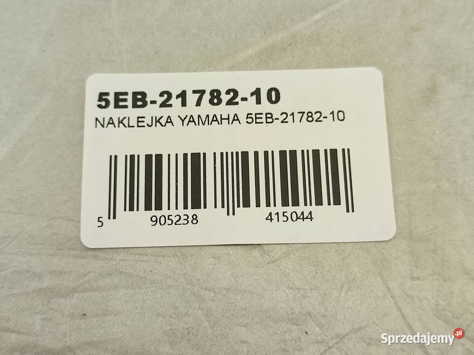 NAKLEJKA R6 NA ZADUPEK PRAWA YAMAHA YZFR6 2000