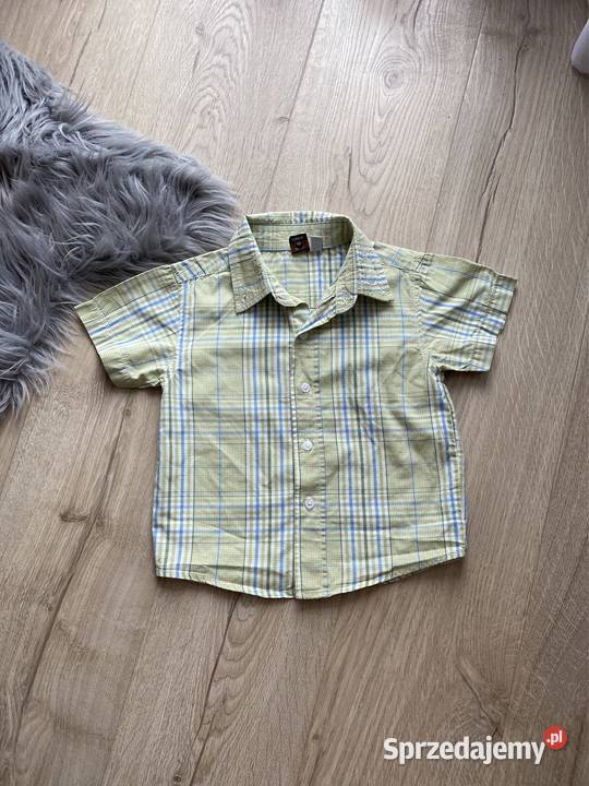 Koszula chłopięca 100 bawełna w kratkę 92 98 Rozmiar 92 Kielce