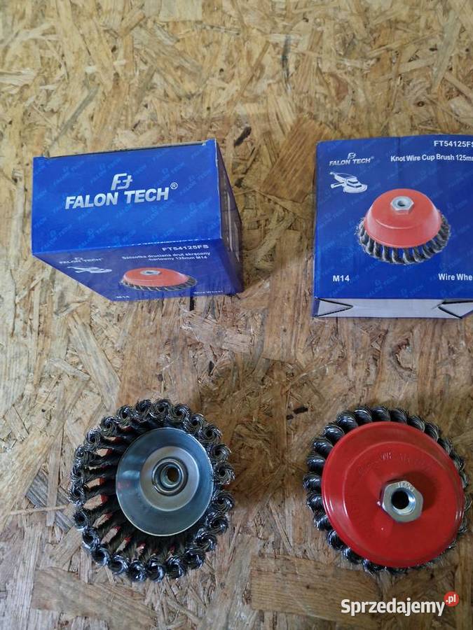 Szczotka druciana czołowa 125mm stalowy drut wielkopolskie Głogowa