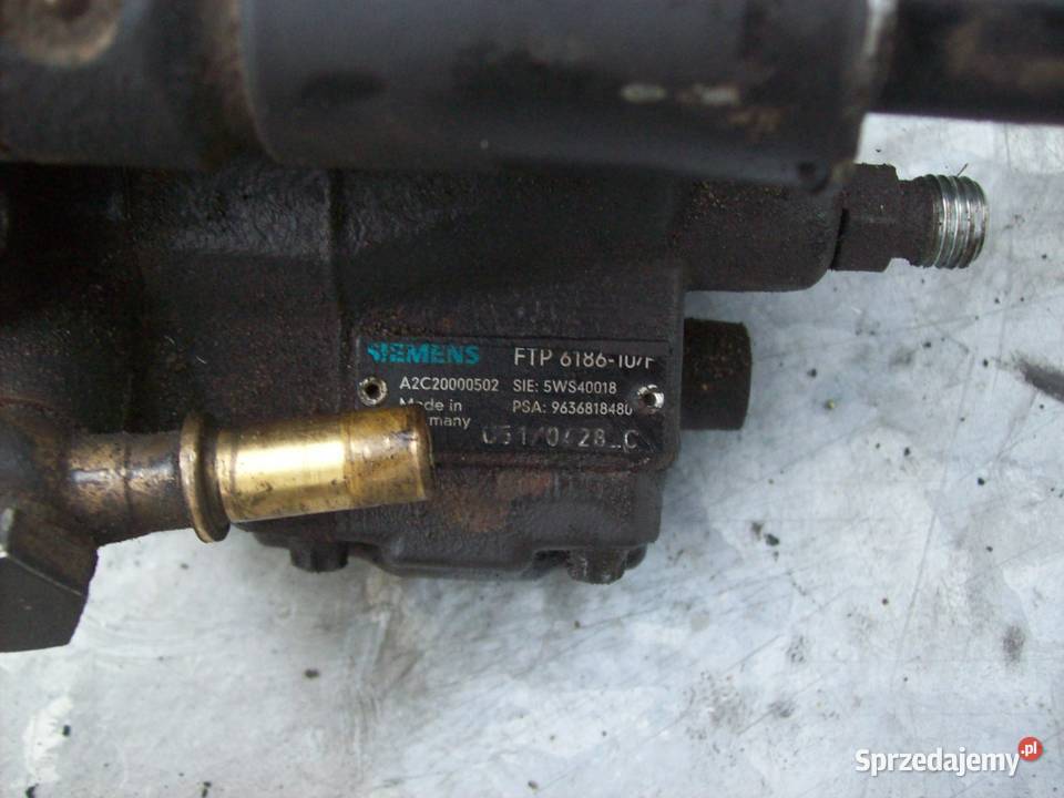 Peugeot 307 20 HDI Pompa wtryskowa wysokiego mazowieckie Mińsk Mazowiecki