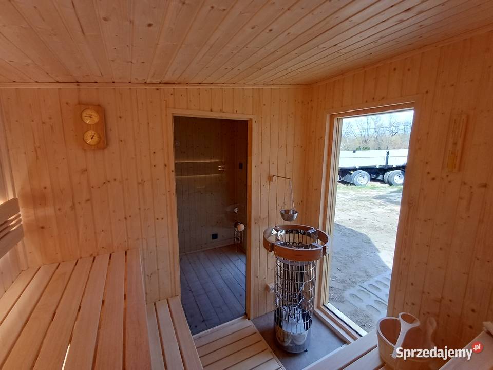 Sauna ogrodowa szkieletowa ocieplona z Płock sprzedam