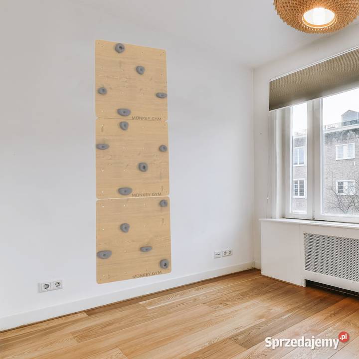 ścianka wspinaczkowa kwadrat 3 drewno chwyty Kraków