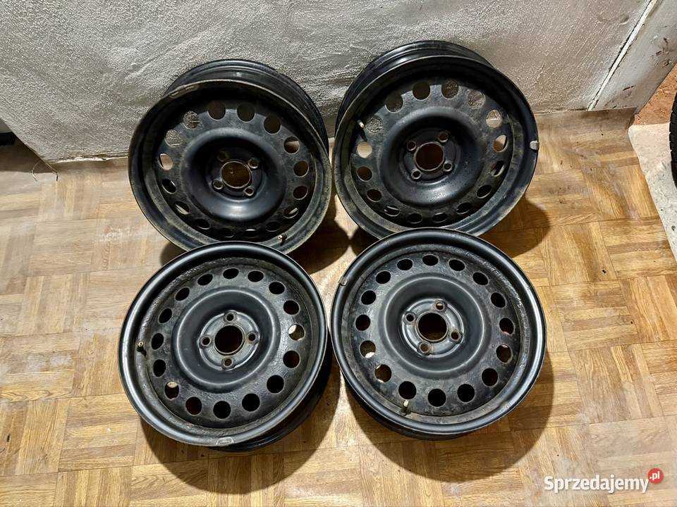 Komplet felg stalowych 4x100 otwór 601 16x65 Tarnowskie Góry sprzedam