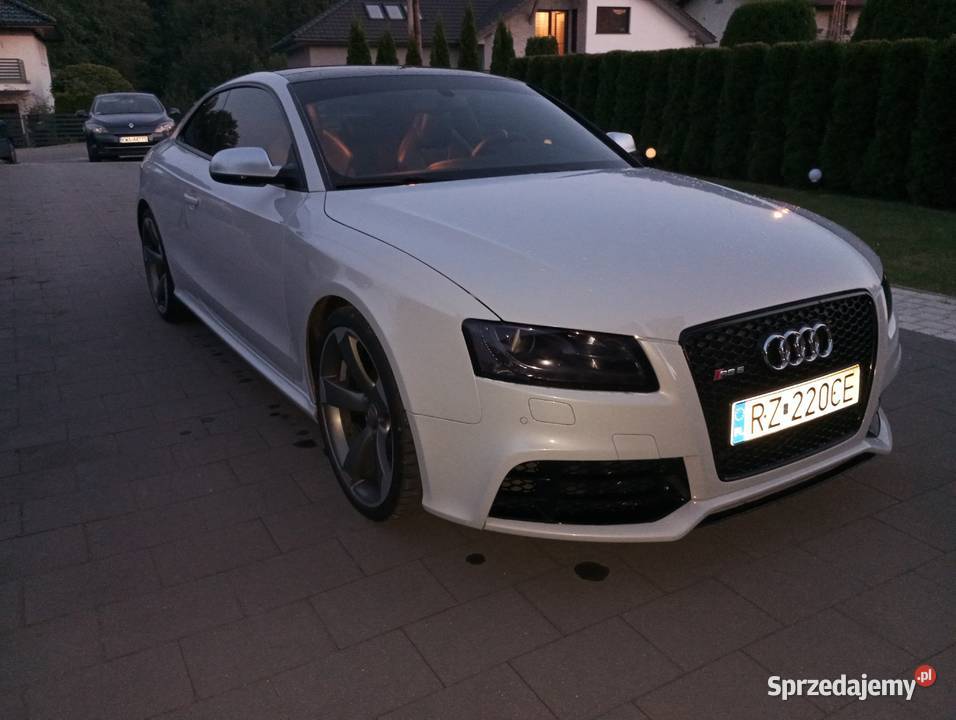 RS5 42 V8 biała perła wydech sportowy europa klimatyzacja Wadowice