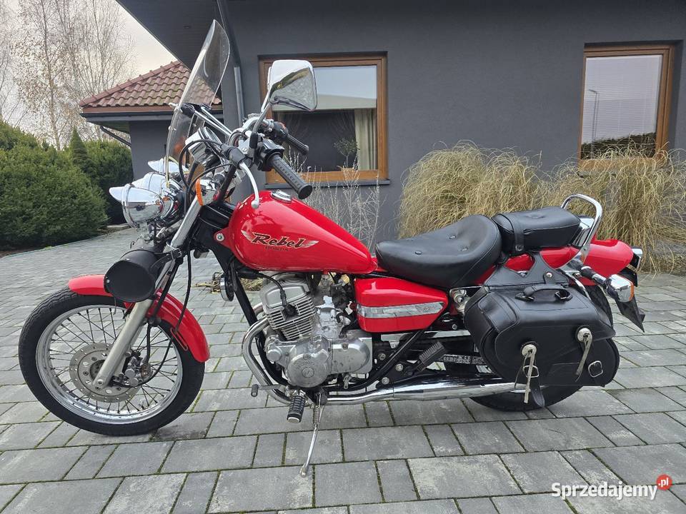 Honda CA125 Rebel Serwisie Na KatB Prezentacja Rok produkcji 1997 Sieradz