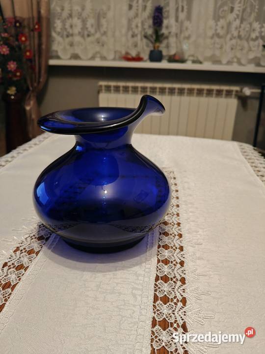 Piękne kobaltowe wazony sprzedam Tychy sprzedam