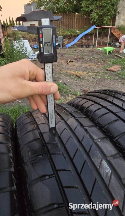 Komplet Opon Letnich Bridgestone 19555R16 91V 195 lubuskie Strzelce Krajeńskie sprzedam