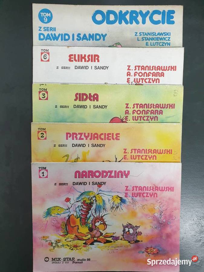 David i Sandy Edward Lutczyn zestaw 4 komiksów Gdynia