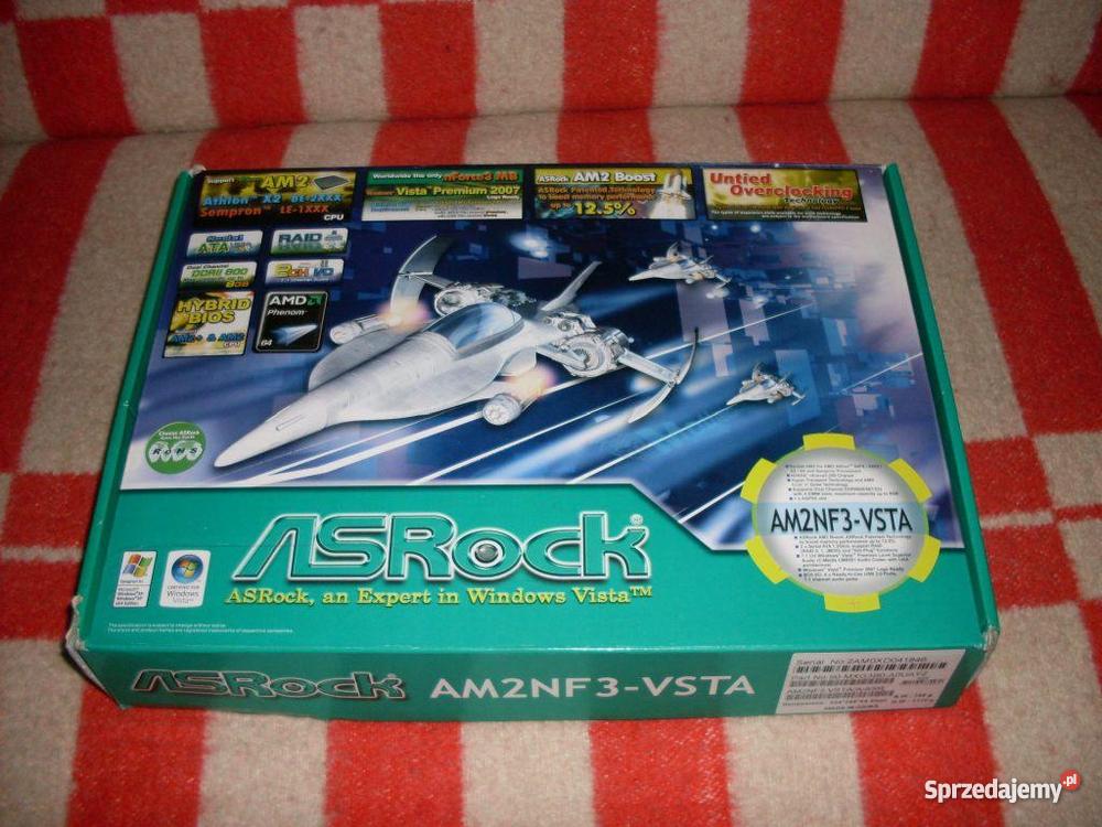 Płyta ATX ASROCK AM2Nf3VSTA AM2 DDR2 AGP BOX sprzedam