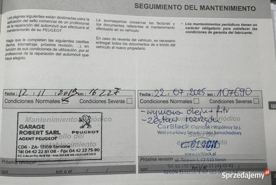 Peugeot 2008 PROMOCJA Pisemna Gwarancja 12