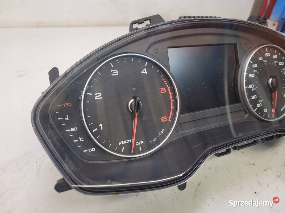 LICZNIK ZEGARY AUDI A4 B9 20 TDI 8W5920941A UK osobowe Części samochodowe śląskie