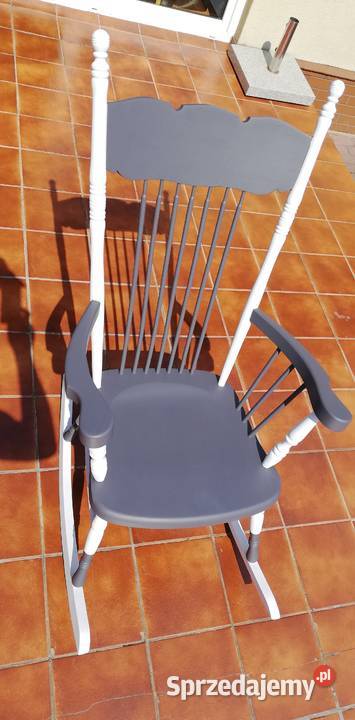 Fotel bujany na biegunach krzesło Garwolin