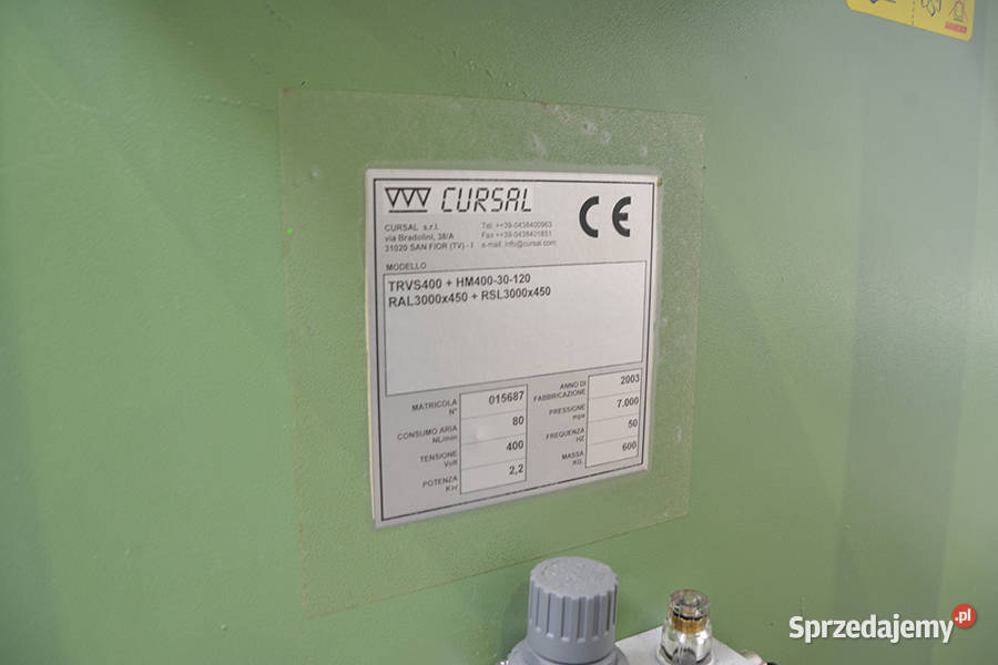 6584 PILARKA POPRZECZNA CURSAL TRV S400 Biertowice