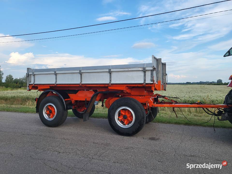 Przyczepa wywrotka rolnicza 3 stronna