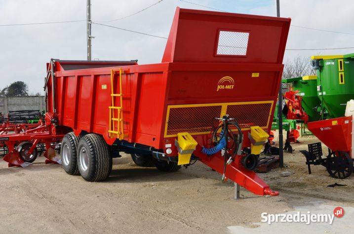 Rozrzutnik obornika skorupkowy tandem Jolmet kujawsko-pomorskie sprzedam