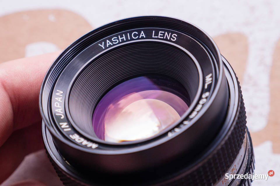 Yashica ML 50mm f17 CY tańszy Planar 5017 Szramowo