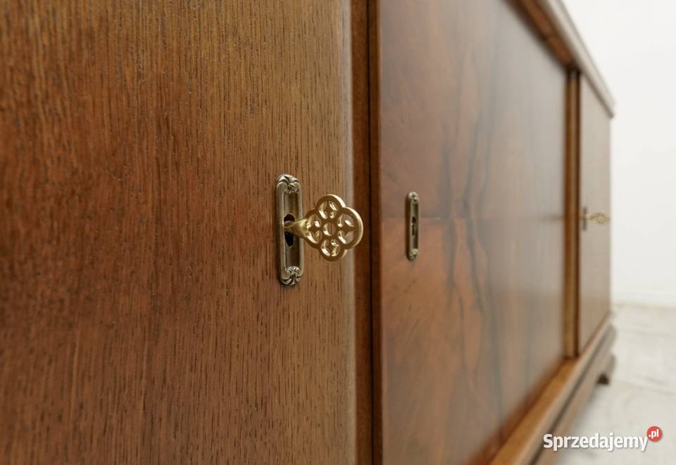 Antyczna komoda w stylu art deco lata 40te wielkopolskie Jerka