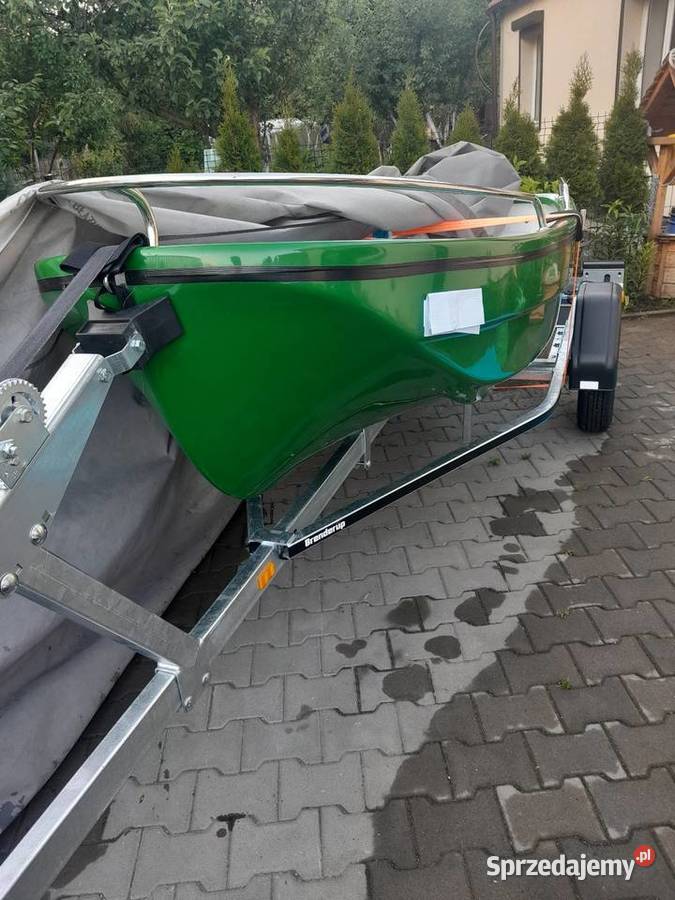 ŁÓDKA WĘDKARSKA NOWA relingi inox silnikNOWA Twardogóra