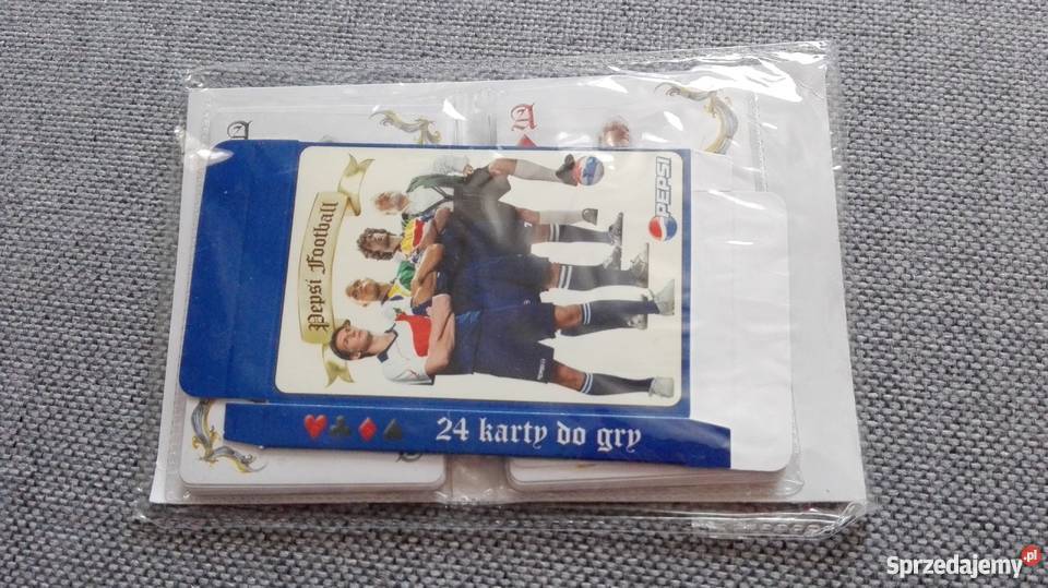 KARTY DO GRY POKER PEPSI FOOTBALL TALIA 24 KART Łódź