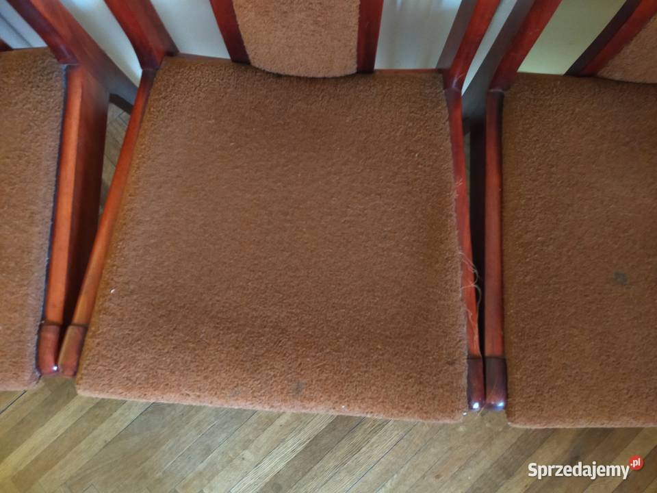 Stół i krzesła lite drewno lata 90te Stoły z krzesłami Warszawa
