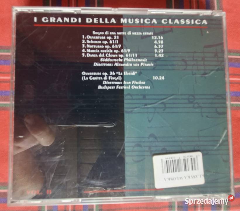 I Grandi Della Musica Classica Mendelssohn 2 3CD Płyty i kasety Kraków