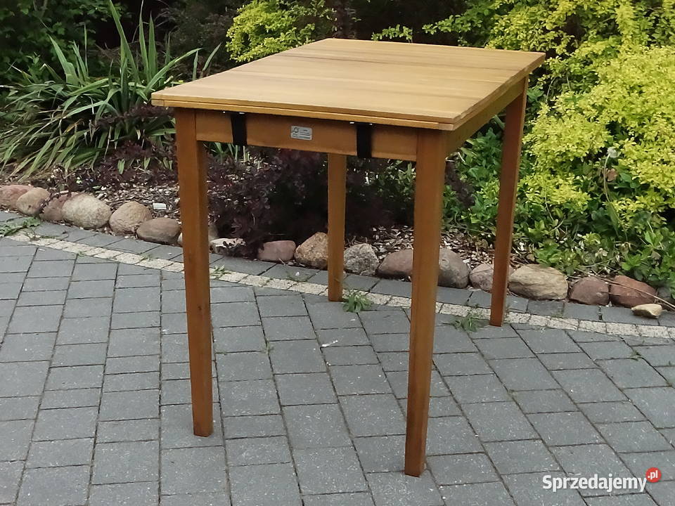 Solidny stół ogrodowy DREWNO FSC Składany 100x60 Biłgoraj