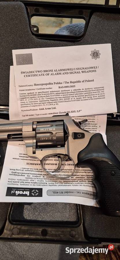 Rewolwer hukowy Zoraki R1 K6L śląskie Częstochowa