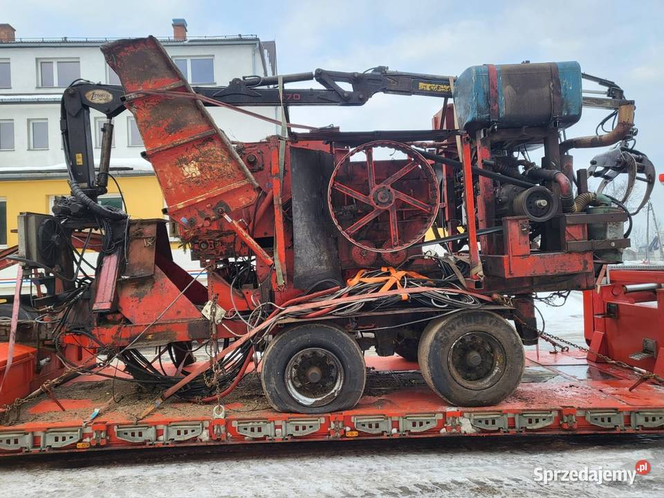 Rębak BIBER 7 Trio Leśnictwo małopolskie Jordanów