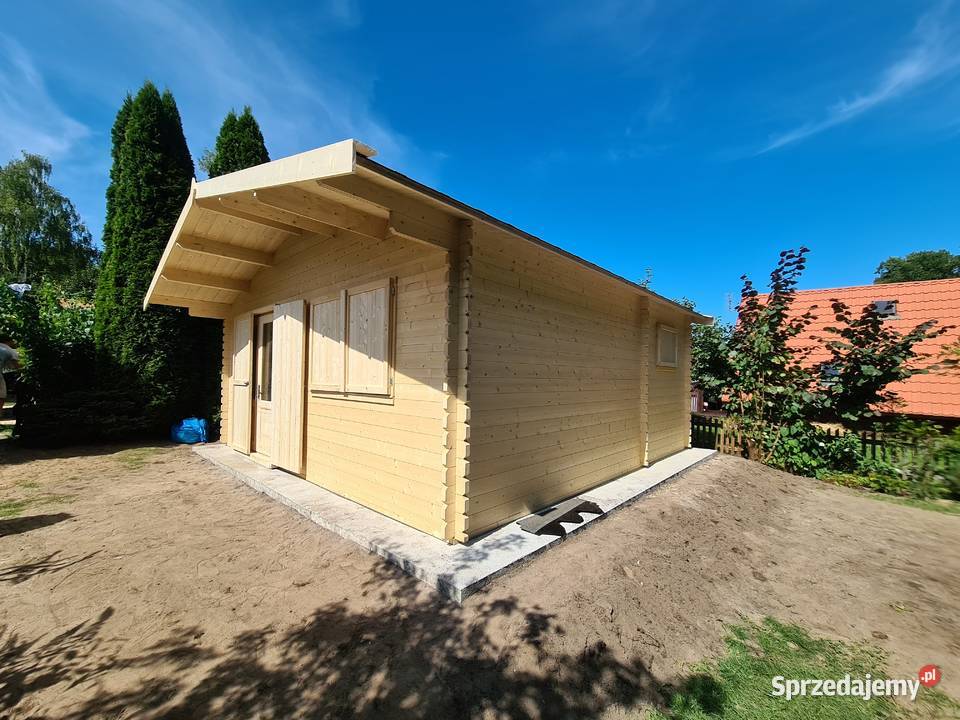 Drewniany domek letniskowy Majka 5x5 22m warmińsko-mazurskie Mrągowo