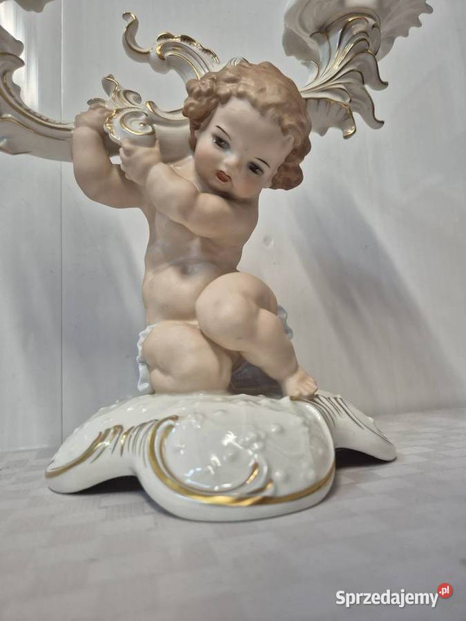 Porcelanowy świecznik Świeczniki Rawa Mazowiecka