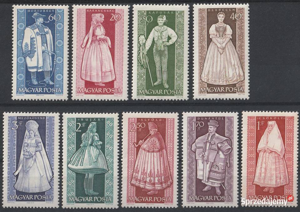 WĘGRY STROJE LUDOWE 1963 CZYSTE Łódź