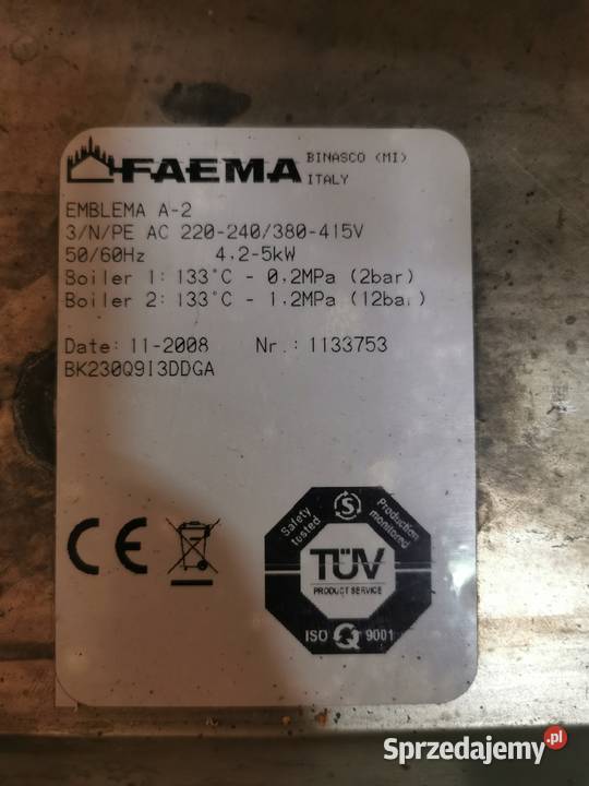 FAEMA EMBLEMA A2 ekspres kolbowy Krotoszyn
