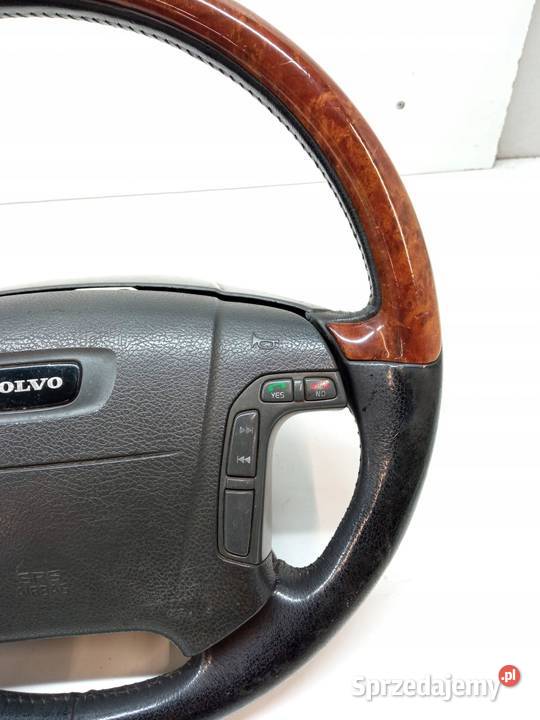 KIEROWNICA SKÓRZANA DREWNO 9491964 Volvo S80 I Wyposażenie wnętrza świętokrzyskie