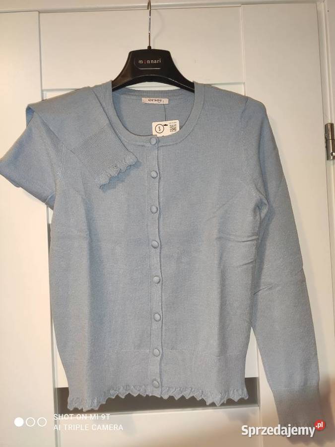 NOWY dopasowany kardigan z guzikami Warszawa