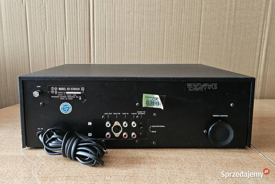 Deck TECHNICS RS676USD 105 Gorzów Wielkopolski