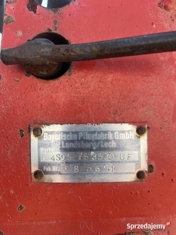Pług obrotowy 4 skibowy Landsberg nieuszkodzony Zamość