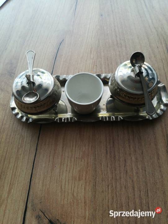 Zestaw do musztardy sosu mini prl Choszczno