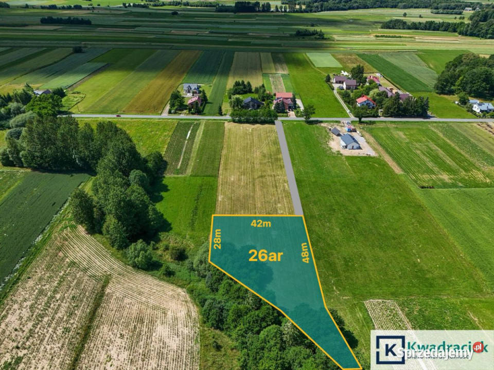sprzedaży gruntu 2600 metrów Bzianka 90m Sprzedaż